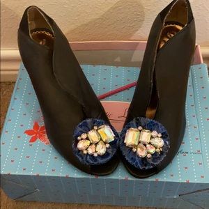 Jeweled booties